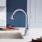 Kohler Rival Pull-Down Kitchen Sink Faucet in Polished Chrome, , large