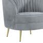 Coaster Sophia Arm Chair in Grey, , large