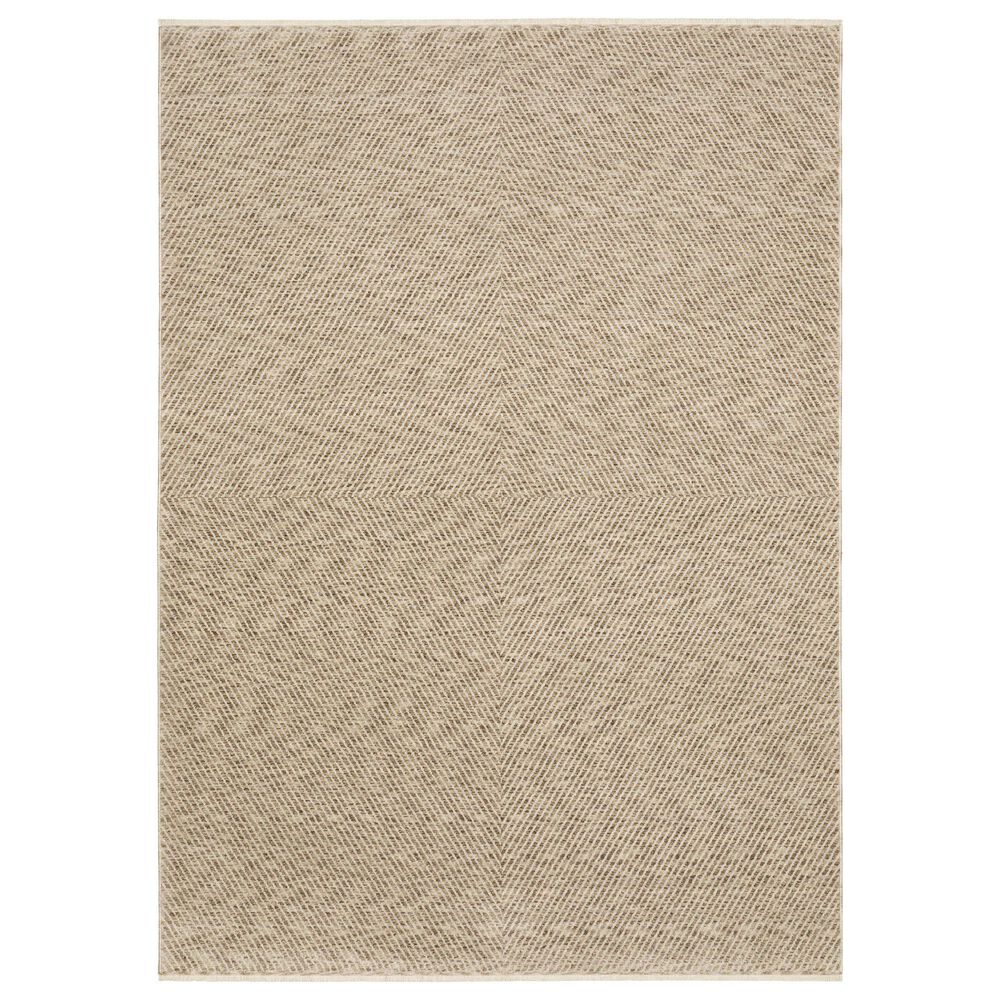 Oriental Weavers Echo Beige and Ivory 6"7" x 9"6" Area Rug, , large