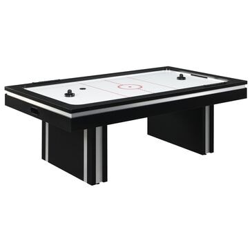 Mayberry Hill Cloud Contemporary Air Hockey Table in Black, , large