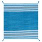 Safavieh Montauk MTK215M 6" Square Blue and Grey Area Rug, , large
