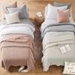 Levtex Mills Waffle 3-Piece Full/Queen Quilt Set in Blush, , large
