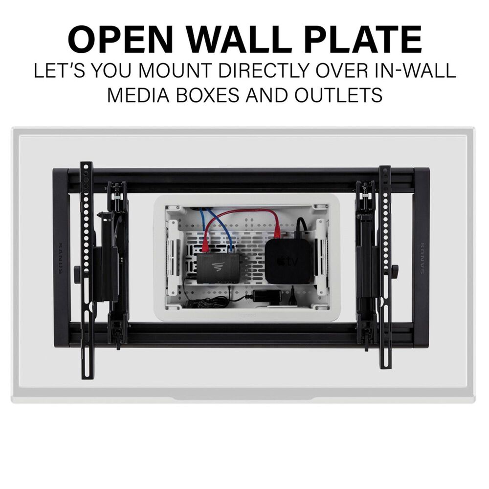 Sanus Advanced Tilt 4D Premium TV Wall Mount for 42&quot; - 90&quot; TVs with Soundbar Mount in Black, , large