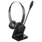 Adesso Stereo Bluetooth Headset with Microphone and Charging Dock in Black, , large