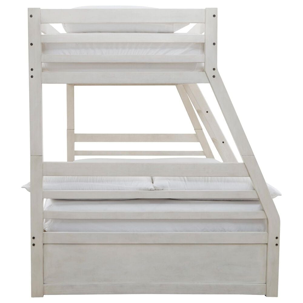 Ashley Robbinsdale 3-Piece T/F Bunk Bed Set in Antique White, , large