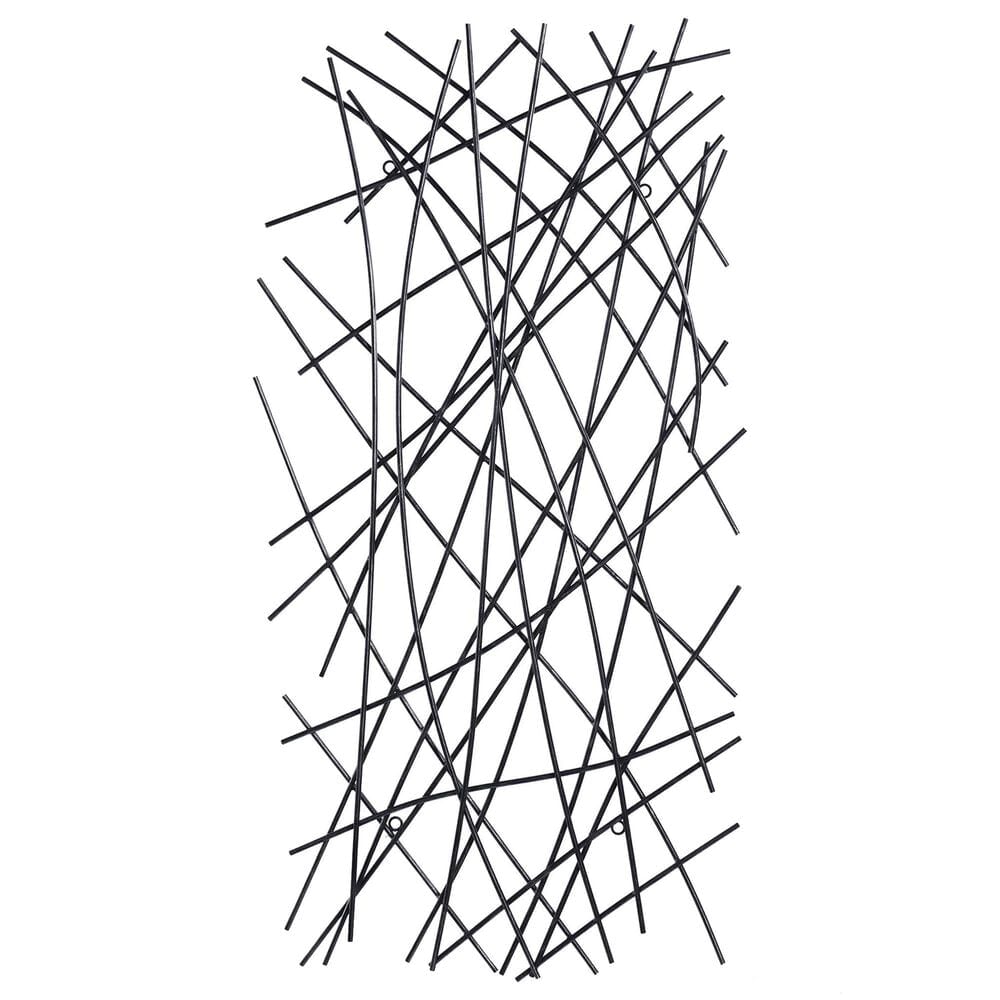 Flair Industries 41" x 20" Abstract Metal Wall Sculpture in Silver, , large