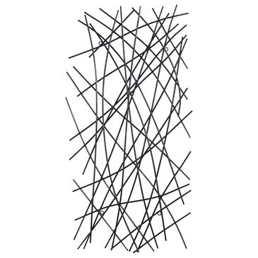 Flair Industries 41" x 20" Abstract Metal Wall Sculpture in Silver, , large