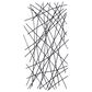 Flair Industries 41" x 20" Abstract Metal Wall Sculpture in Silver, , large
