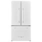 Unique Appliances Classic Retro 21.4 Cu. Ft Frost Free Counter Depth French Door Refrigerator in Marshmallow White, , large