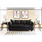 Ashley Darcy Stationary Sofa in Black, , large