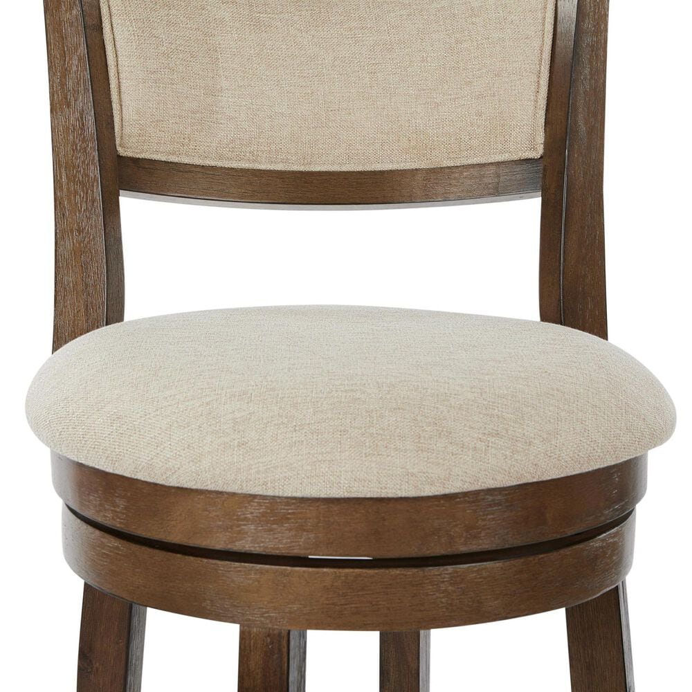 OSP Home 30&quot; Swivel Stool in Burnt Brown, , large