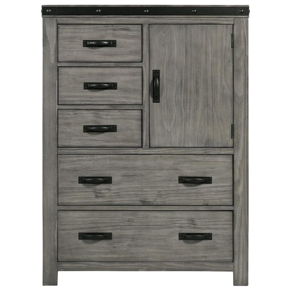 Mayberry Hill Wade Door Chest in Brushed Ash, , large