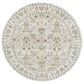 Surya Dresden Taupe, Off-White, Dusty Sage, Light Gray, Deep Teal, Olive and Mustard 5"3" Round Area Rug, , large