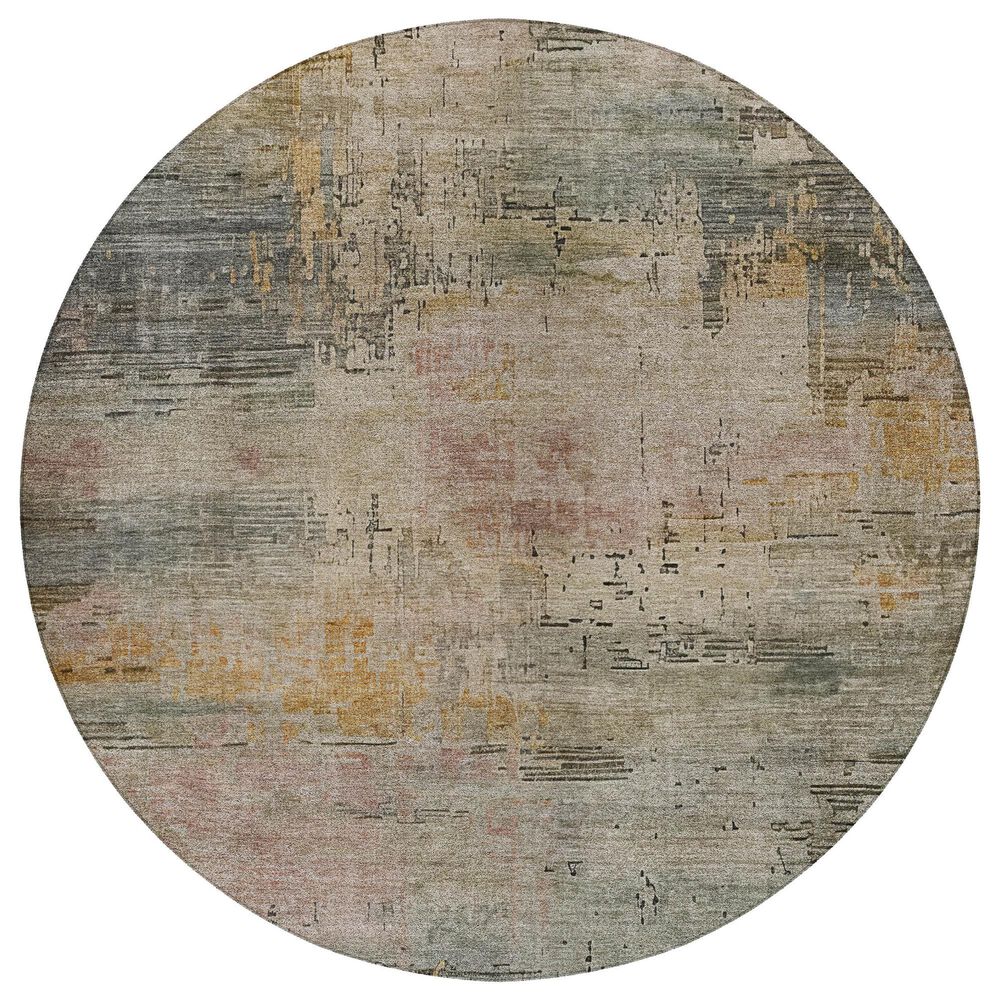 Dalyn Rug Company Kochi KC15 Granite 8" Round Area Rug, , large
