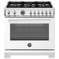 Bertazzoni Professional 5.9 Cu. Ft. Freestanding All Gas Range in Bianco, , large