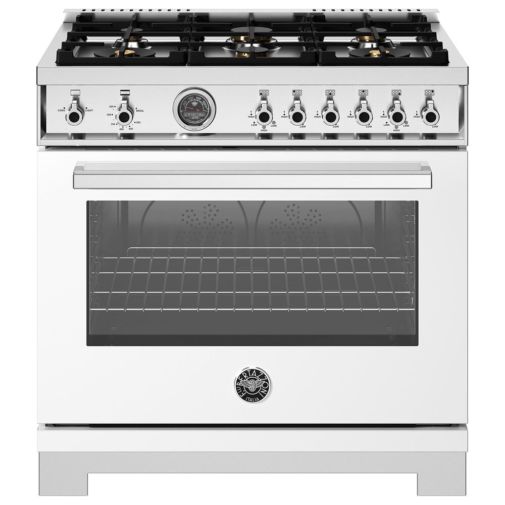 Bertazzoni Professional 5.9 Cu. Ft. Freestanding All Gas Range in Bianco, , large