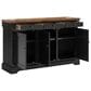 Ashley Wildenauer Dining Room Buffet in Warm Satin Black and Brown, , large