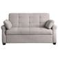 Lifestyle Solutions Hampton Queen Convertible Sofa in Steel, , large