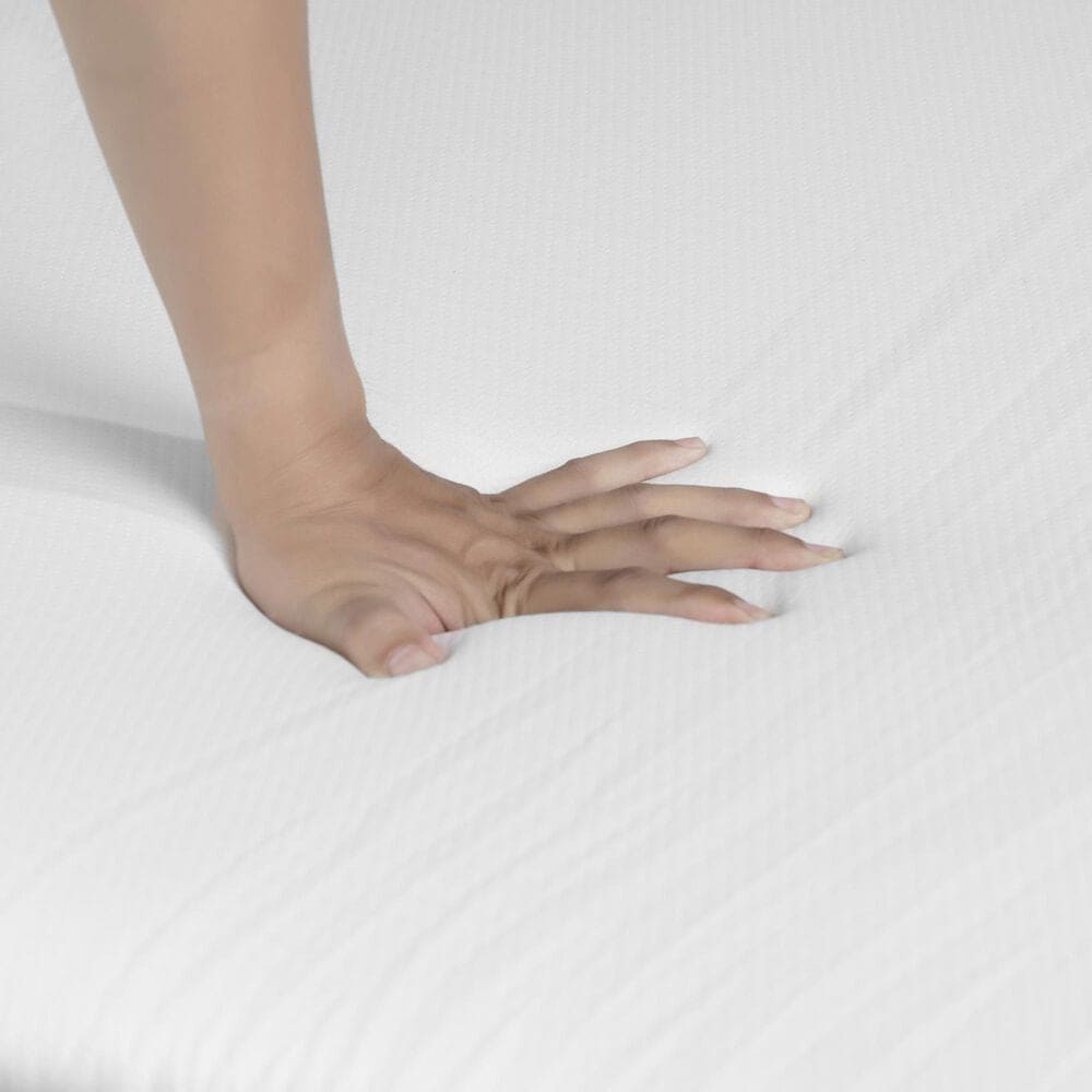 Lifestyle Solutions Harper Stationary Sleeper Loveseat in Oatmeal, , large