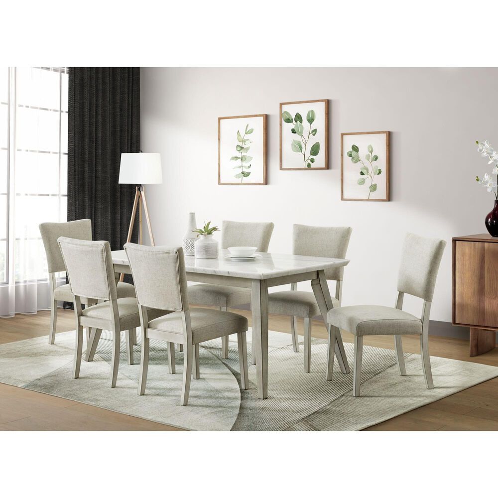 Mayberry Hill Bette Dining Table in White - Table Only, , large