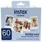 Fujifilm Instax Mini Instant Film in White (60 Packs), , large