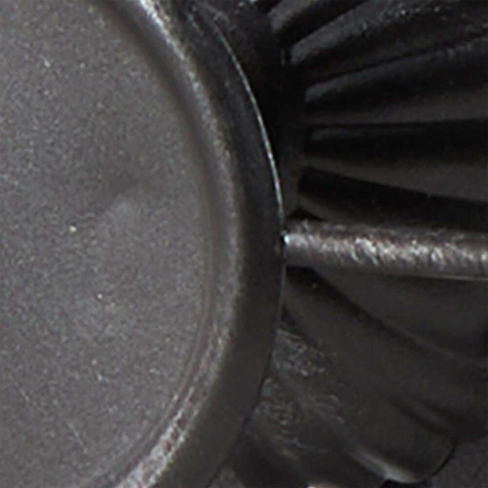 Maple and Jade Metal Fan Decorative Sculpture in Weathered Black, , large