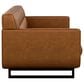 Kuka Home Stationary Leather Sofa and Chair Set in Camel, , large