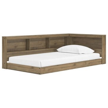 Ashley Deanlow Twin Bookcase Storage Bed in Honey, , large