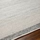 Surya Florentina Off-White, Charcoal and Light Slate 10" x 14" Area Rug, , large