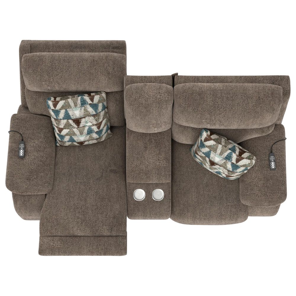 Hartsfield Joya Power Reclining Loveseat in Mushroom, , large