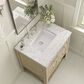 James Martin Vanities Breckenridge 30" Single Vanity in Whitewashed Oak with 3 cm Eternal Jasmine Pearl Quartz Top, , large