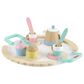 Fisher Price Wooden Tea Set with Teapot, Cups and Saucers in Multicolor, , large