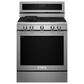 KitchenAid 4pc Kitchen Package with Refrigerator, Range, Microwave, and Dishwasher in Stainless Steel, , large