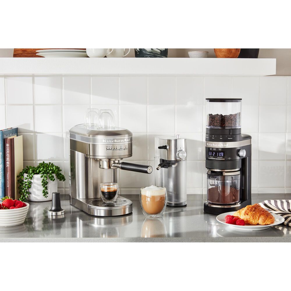 KitchenAid Stainless Steel Automatic Programmable Espresso Machine at