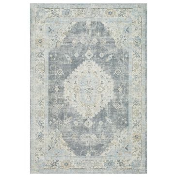 Surya Avellino 6"7" x 9"2" Light Beige, Gray, Pale Blue, Deep Teal, Tan, Light Olive and Denim Area Rug, , large