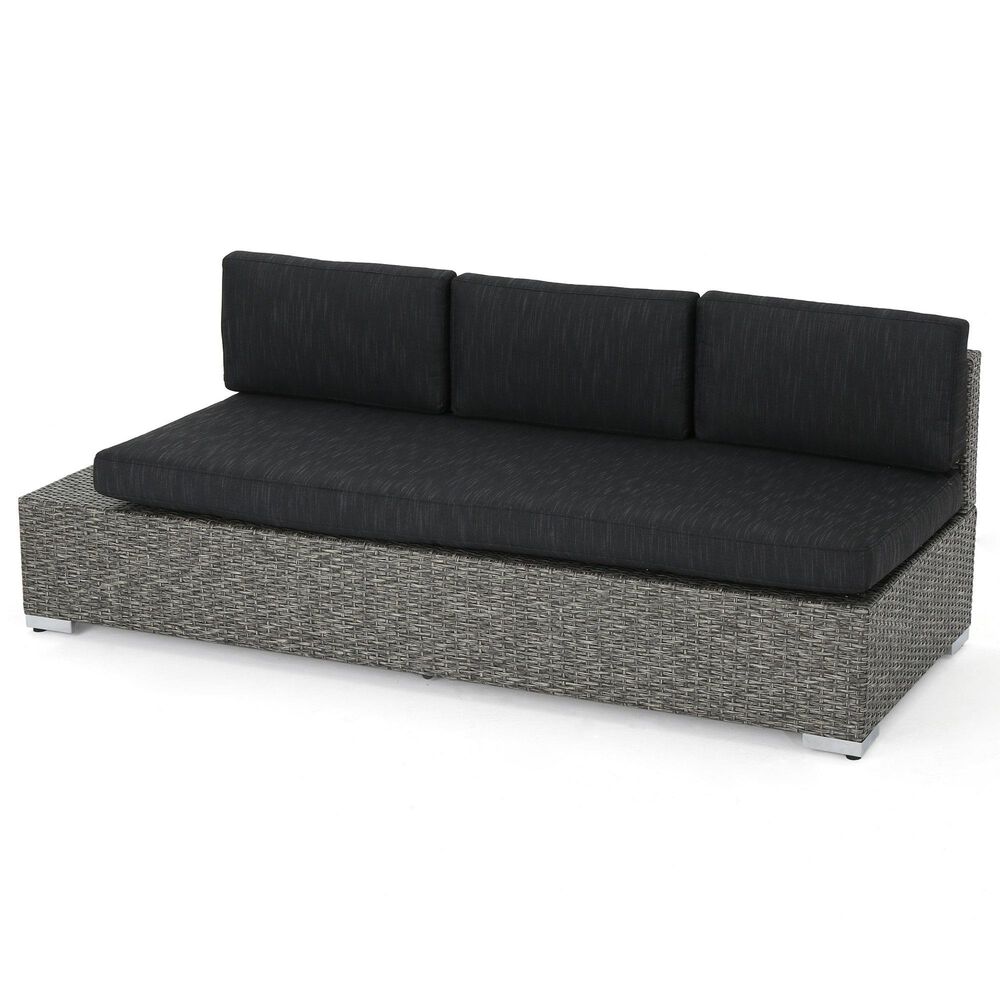 Noble House Puerta Patio Sofa in Gray, , large