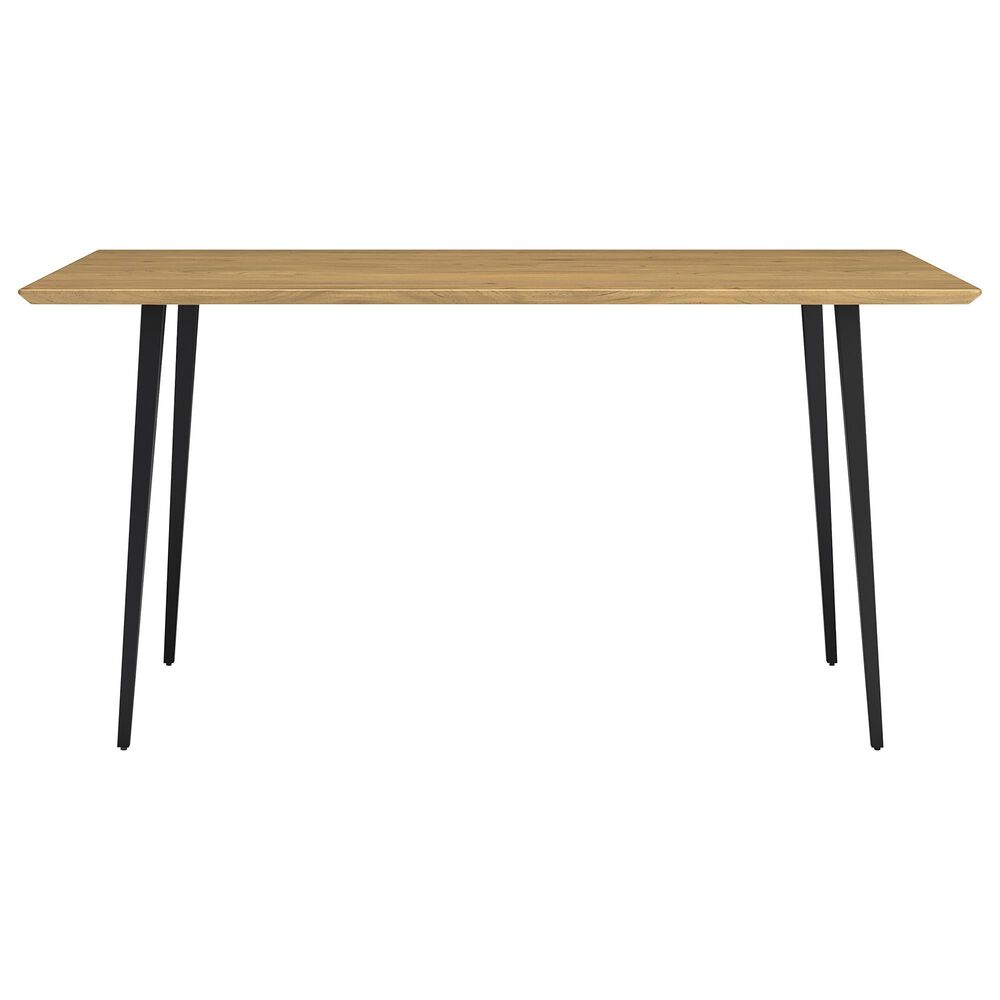 Ashley Gretlynn Rectangular Dining Table in Light Natural and Matte Black - Table Only, , large