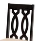 Baxton Studio Callie 7-Piece Dining Set in Sand/Dark Brown, , large