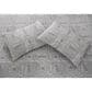 Duke Imports 3-Piece Jacquard Full/Queen Quilt Set in Charcoal Agate, , large