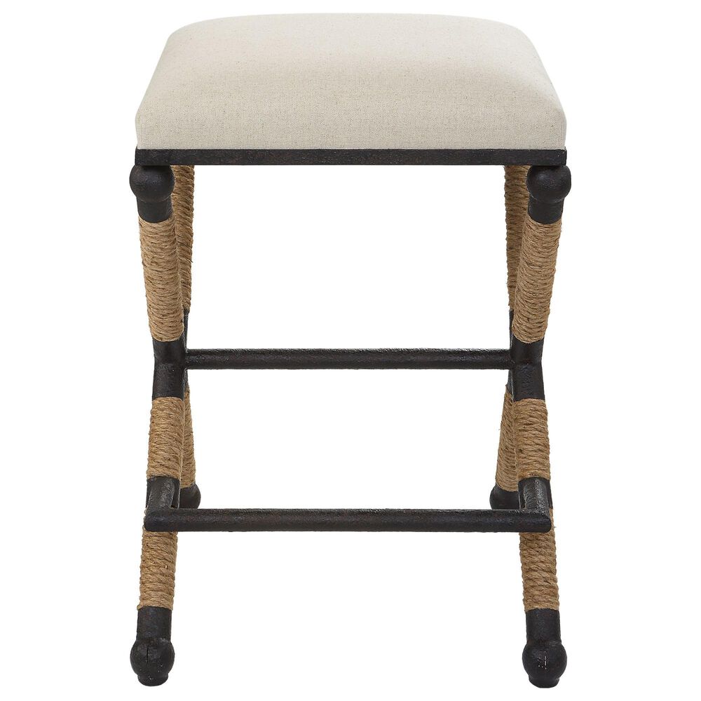 Uttermost Firth Counter Stool in Oatmeal, , large