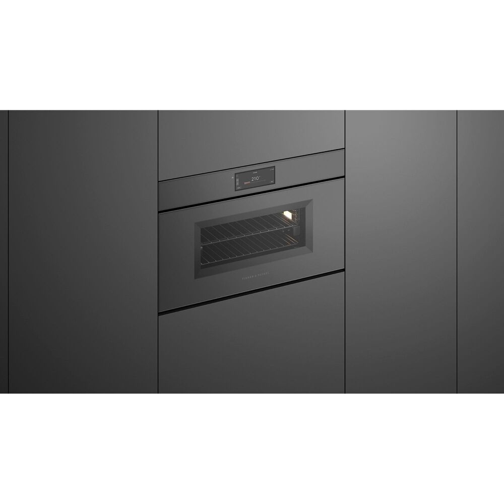 Fisher &amp; Paykel 1.9 Cu. Ft. Minimal Compact Convection Speed Oven in Gray, , large