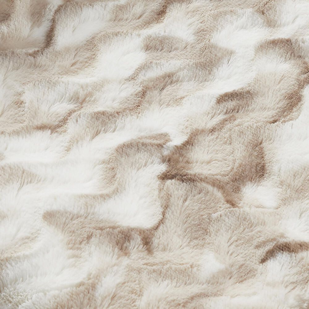 Duke Imports Whitetail Wave Plush Throw in Brown, , large