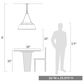 Golden Lighting Penn Chandelier in Matte Black, , large