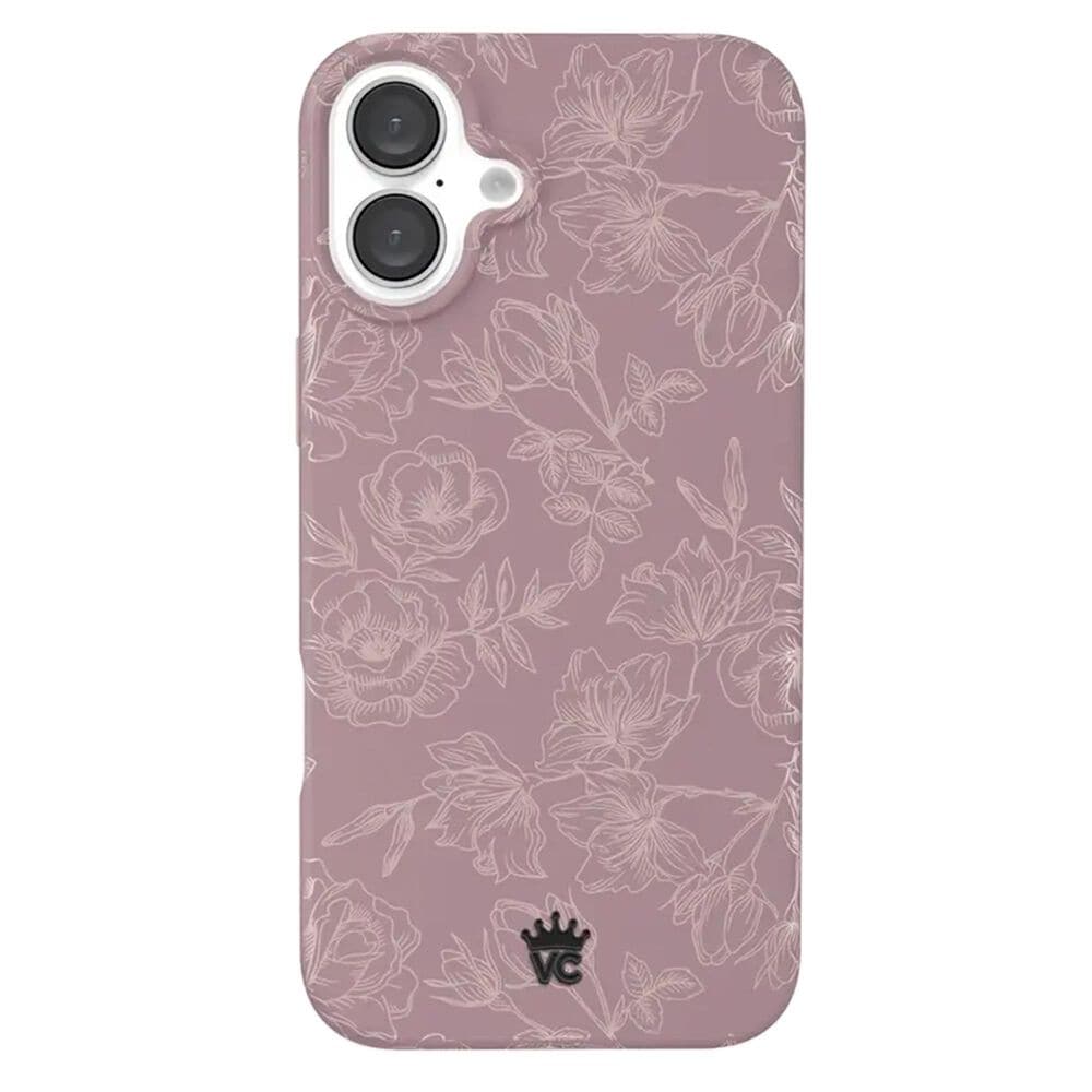 Velvet Caviar MagSafe Case for Apple iPhone 16 Plus - Dusty Rose Chrome Floral, , large