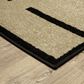 ROW by Oriental Weavers Quinn Geometric Beige and Black 7"10" x 10" Area Rug, , large