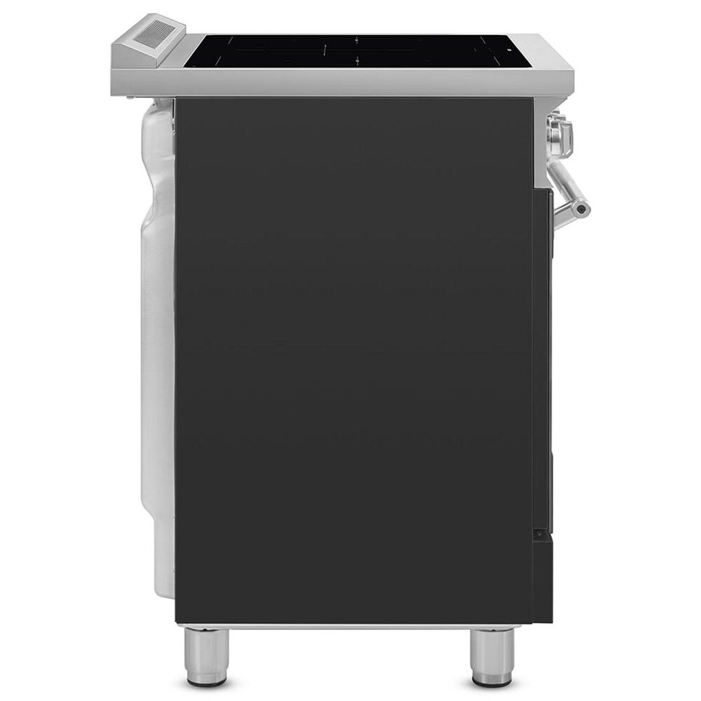 SMEG 4.45 Cu. Ft. Freestanding Electric Range in Matt Black, , large