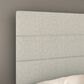 Accent Sicily Queen Upholstered Platform Bed in White, , large