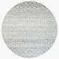 Surya Elaziz 3"11" Round Light Gray and White Area Rug, , large
