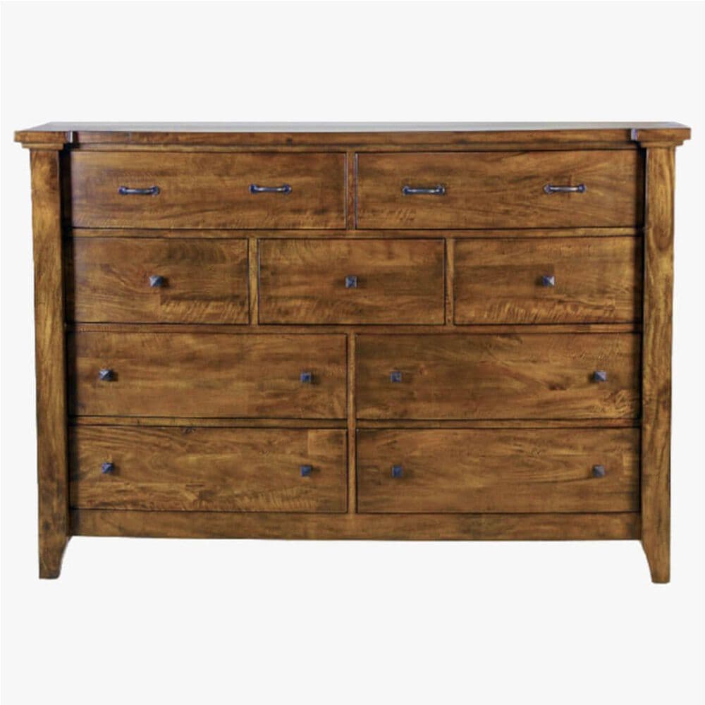 Cedar and Sage Whistler Retreat 4 Piece California King Storage Bedroom Set in Warm Chestnut, , large