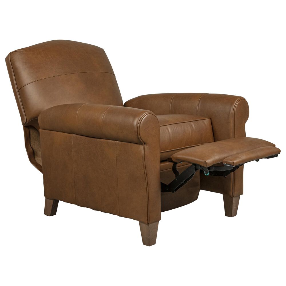 Smith Brothers Push Back Recliner in Brown, , large
